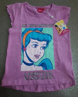 t-shirt smanicata DISNEY Princess 