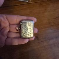 Portafiammiferi in argento 