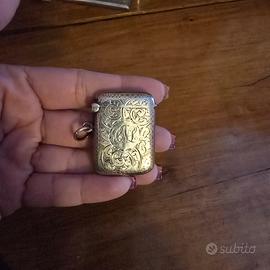 Portafiammiferi in argento 