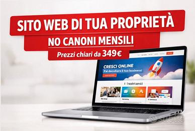 Sito Web Professionale: Risparmia il 22% (No Iva)