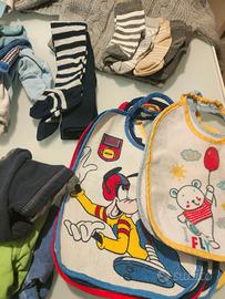 Lotto abbigliamento vestiti bambino 6-9 mesi 68cm