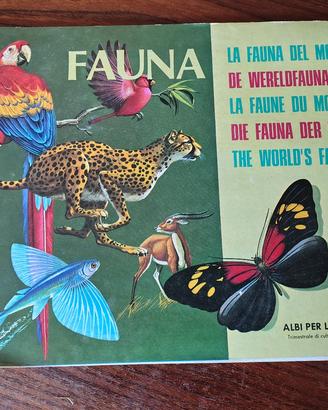 Album figurine Fauna anni 70 vuoto
