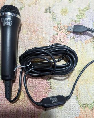 Microfono USB Guitar Hero per PS, XBOX, Wii
