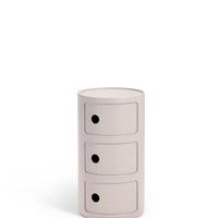 Kartell componibili Bio 3 cassetti color Crema