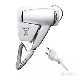 Asciugacapelli da parete muro hotel albergo fono