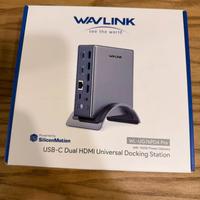 Wavlink docking station USB-C dual hdmi 4K - 100W