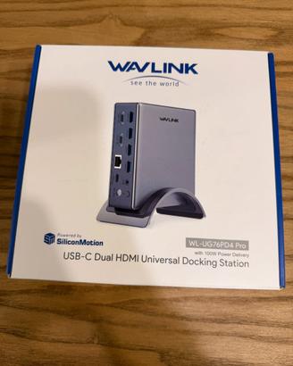 Wavlink docking station USB-C dual hdmi 4K - 100W