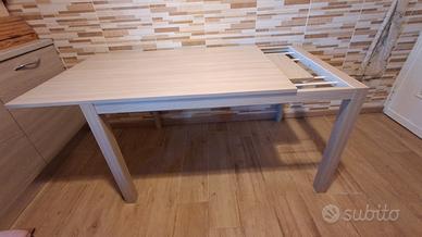 Tavolo Cucina Allungabile Effetto Olmo 