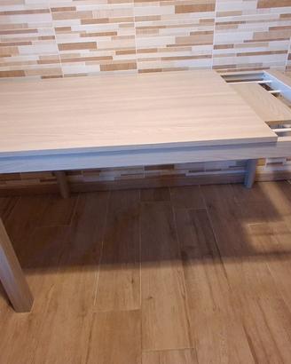 Tavolo Cucina Allungabile Effetto Olmo 