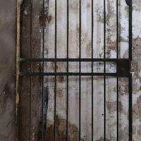 Cancello antico in ferro battuto
