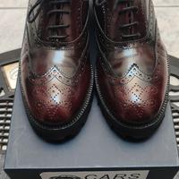 Stringate donna in pelle con dettagli brogue 