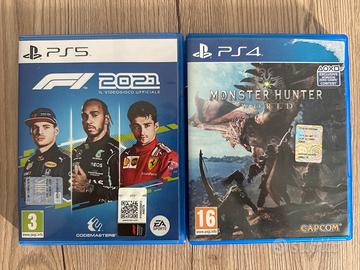 Monster hunter world e F1 2021