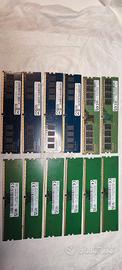 10 pz di 16Gb DDR4 3200 MHz PC Fisso - KIT - Lotto