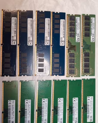 10 pz di 16Gb DDR4 3200 MHz PC Fisso - KIT - Lotto