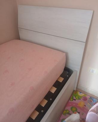 letto singolo contenitore