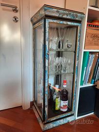 vetrinetta stile liberty vintage