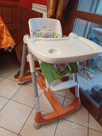 Seggiolone e vaschetta bagnetto