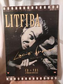 Litfiba lacio drom cartonato promozionale