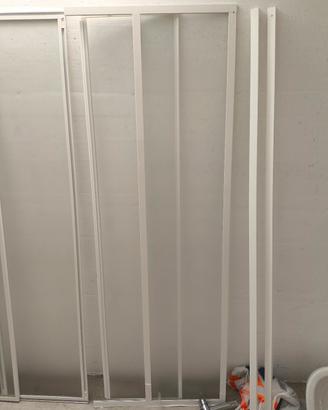 Kit doccia completo di miscelatore e box 80x90