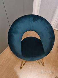 POLTRONA EFFETTO VELLUTO MAISONS DU MONDE