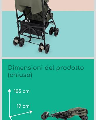 Passeggino da 6 mesi a 4 anni