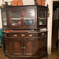 credenza scantonata veneta primi '900