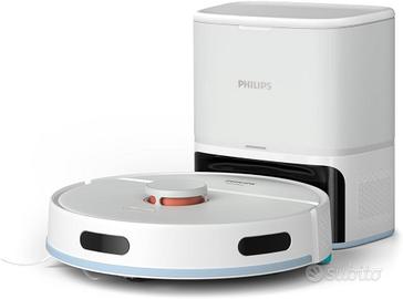 Philips Robot Aspirapolvere e Lavapavimenti Bianco