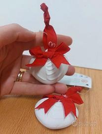 2 decorazioni in ceramica Thun