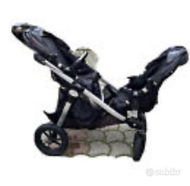 Passeggino gemellare nero Baby city select