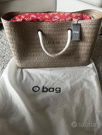 O BAG BORSA BEACH GRANDE Shopping bag MANICO CORDA