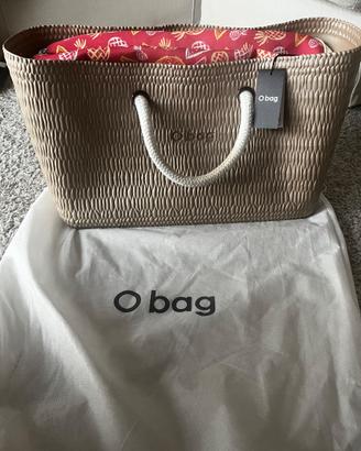 O BAG BORSA BEACH GRANDE Shopping bag MANICO CORDA