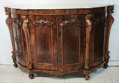 Antica Credenza Epoca Vittoriana – Legno Noce