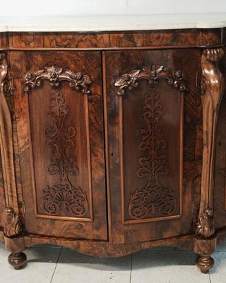 Antica Credenza Epoca Vittoriana – Legno Noce