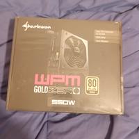 alimentatore sharkoon 550w 80 plus bronze wpm gold