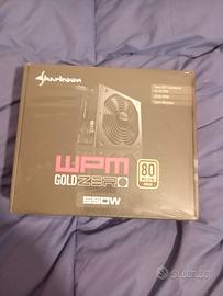 alimentatore sharkoon 550w 80 plus bronze wpm gold