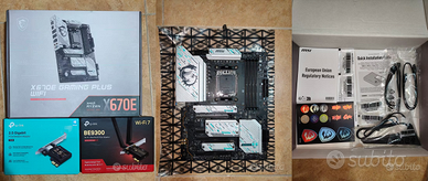 Lotto PC: case, scheda madre, SSD e alimentatore