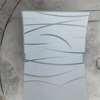 aplick in vetro lavorato cm 35*22*8