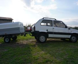 Fiat Panda 1100 i.e. cat 4x4 Steyr Puch + carrello