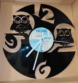 orologio da parete - disco in vinile 
