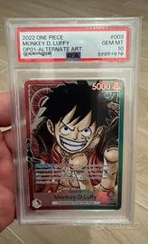 Pre-Errata Luffy Alt Art Leader - PSA 10 - ENG