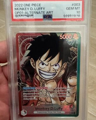 Pre-Errata Luffy Alt Art Leader - PSA 10 - ENG