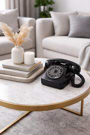 Telefono nero vintage classico