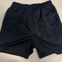 Pantaloncino nero da portiere calcio-