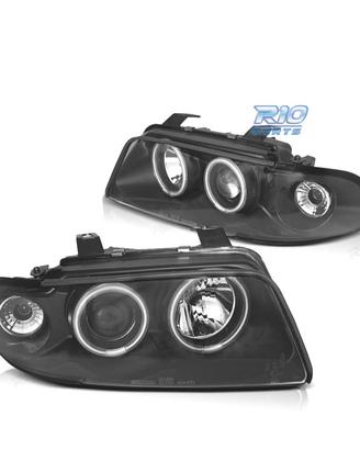 FARI PER AUDI A4 B5 94-99 ANGEL EYES CCFL FONDO NE