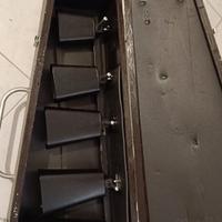 Set di 5 campanacci con custodia in legno