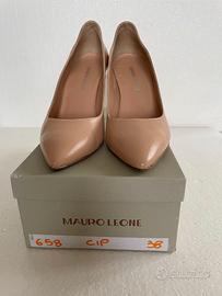 DECOLLETE' N.38 - COLOR CIPRIA - VERA PELLE