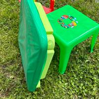 Tavolini gioco con sedia