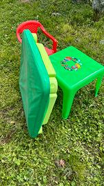Tavolini gioco con sedia