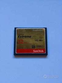 CompactFlash sandisk Extreme cf pro 32 gb 120 mb