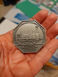 Medaglia Ferrovia Pietrarsa Napoli-Portici